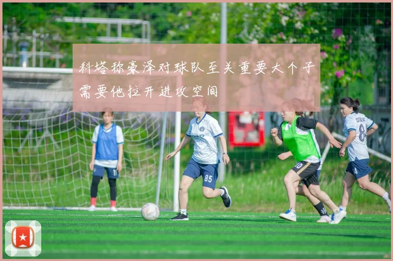 科塔称豪泽对球队至关重要大个子需要他拉开进攻空间