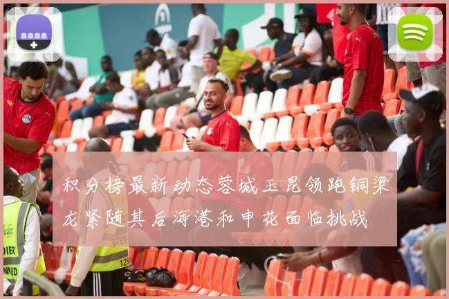 积分榜最新动态蓉城玉昆领跑铜梁龙紧随其后海港和申花面临挑战